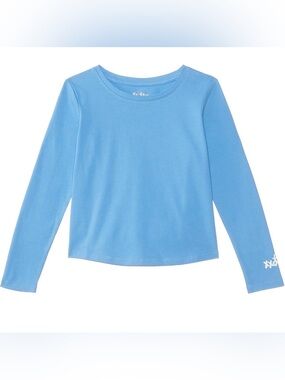 Lilly Pulitzer Luxletic Girls Mini Emerie Tee Blue Size XL